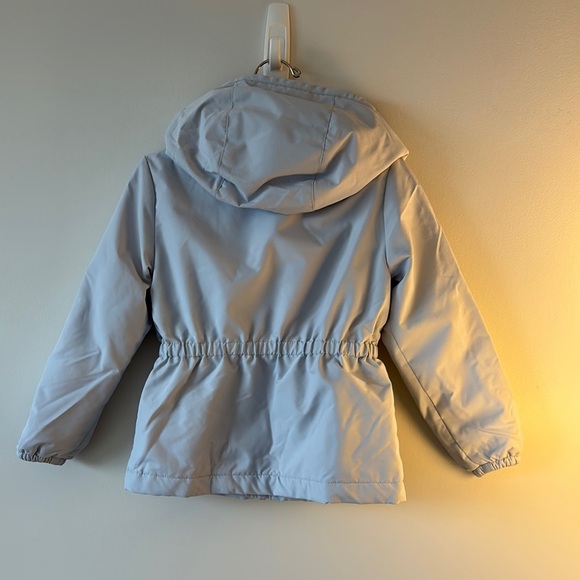 Nike Purple Puffer Jacket with Hood and Elastic Waist - Picture 3 of 3